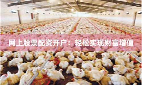 网上股票配资开户：轻松实现财富增值