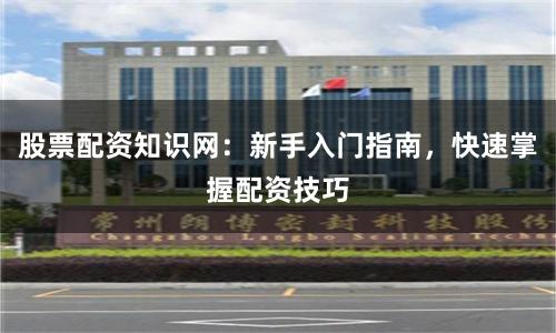 股票配资知识网：新手入门指南，快速掌握配资技巧